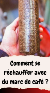 réchauffer avec du marc de café