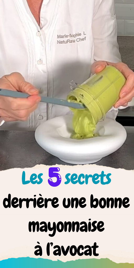 mayonnaise à l’avocat