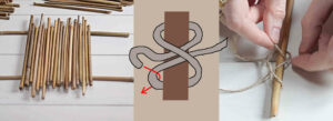 Comment fabriquer un set de table en bambou