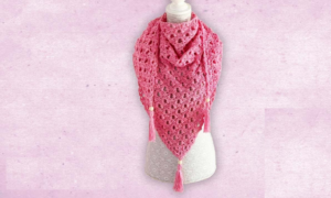 Châle Orchidée au Crochet