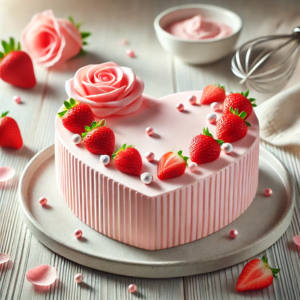 Gâteau en forme de cœur