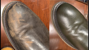 Comment réparer des chaussures en cuir rayées ?