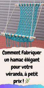 Fabriquer un hamac élégant