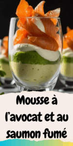 Mousse à l’avocat et au saumon fumé