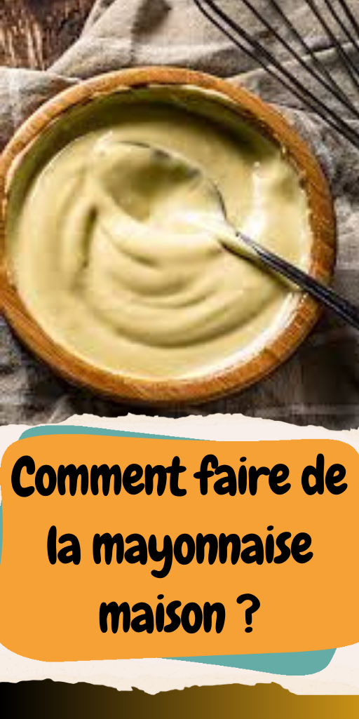 Comment faire de la mayonnaise maison