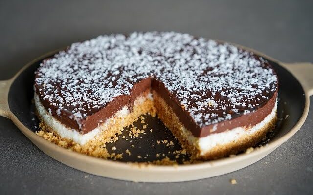 Tarte Noix de Coco et Chocolat Blanc Sans Cuisson