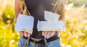 lingettes nettoyantes à la maison