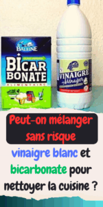 vinaigre blanc et bicarbonate pour nettoyer la cuisine