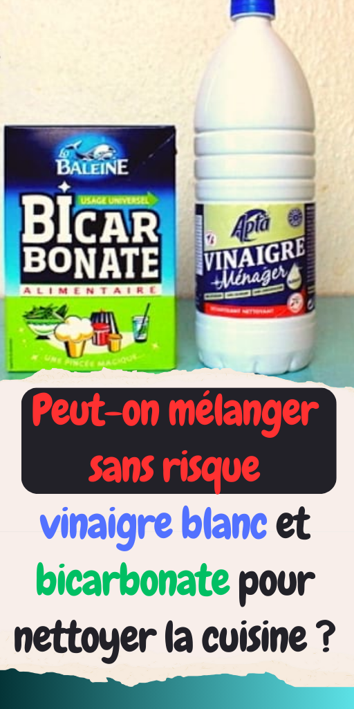 vinaigre blanc et bicarbonate pour nettoyer la cuisine