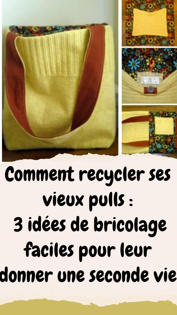 Comment recycler ses vieux pulls