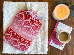 housse pour bouillotte ou bouteille