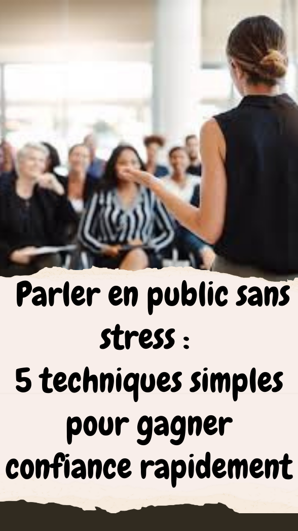 Comment parler en public sans trac ?
