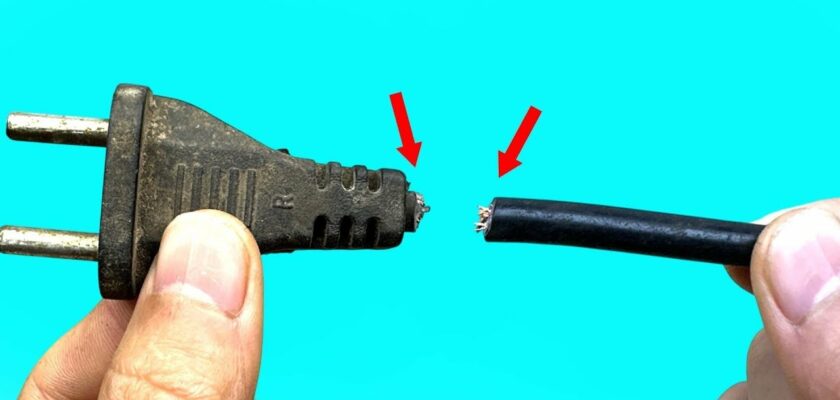 Réparer une Fiche Électrique