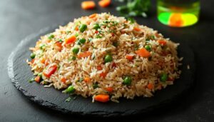 Riz sauté aux légumes