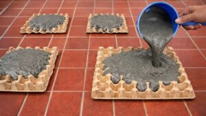 DIY Déco : Comment transformer une simple boîte d'œufs en un objet design en ciment