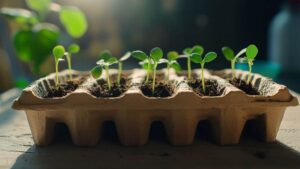 Ne jetez plus vos plateaux à œufs une astuce simple pour aider votre potager