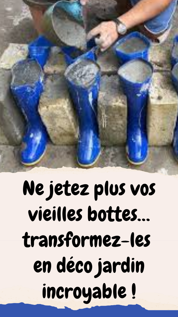 Recycler des bottes en caoutchouc avec du ciment