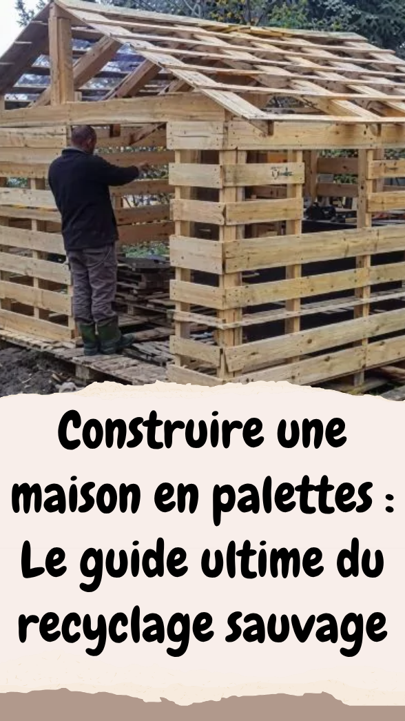Construire une maison en palettes Le guide ultime du recyclage sauvage