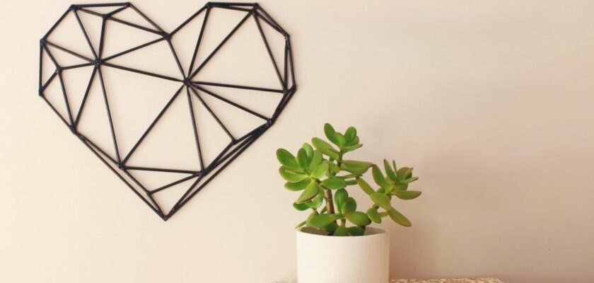 DIY - Geometric Heart [Wall Art]