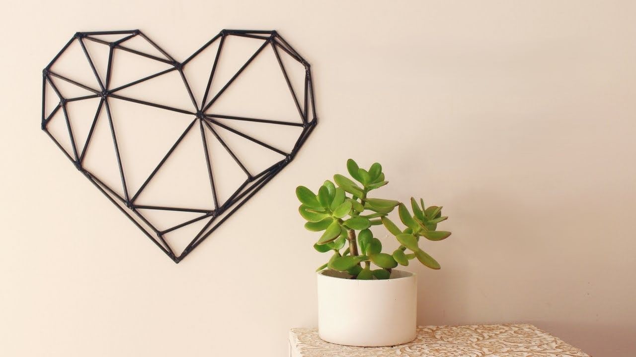 DIY - Geometric Heart [Wall Art]