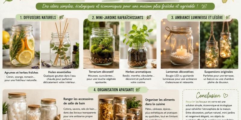 recycler les bocaux en verre