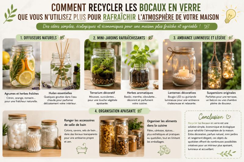 recycler les bocaux en verre