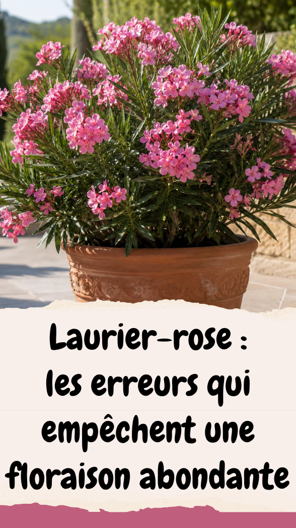 laurier-rose floraison abondante