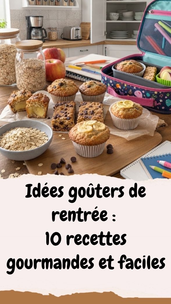 Idées goûters rentrée maison