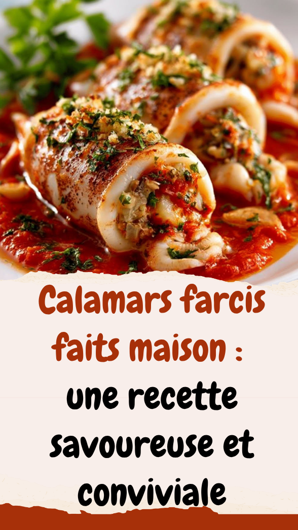 Calamars farcis faits maison :