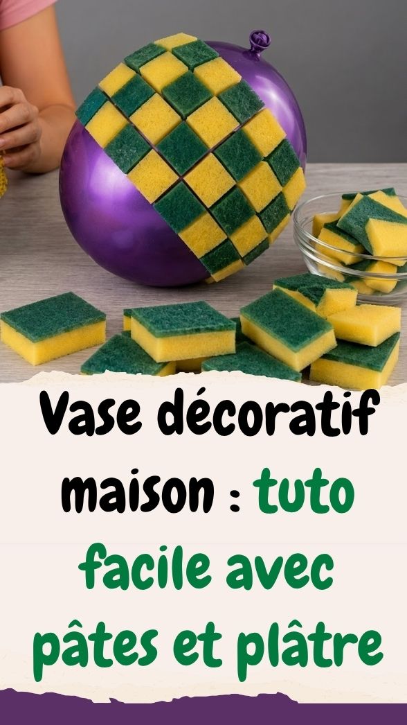 vase décoratif fait maison