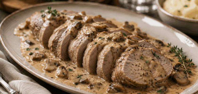 Filet mignon en sauce