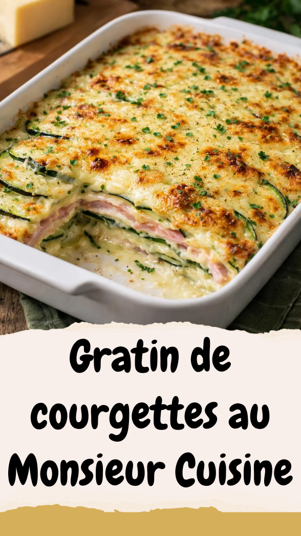 Gratin de courgettes au Monsieur Cuisine 
