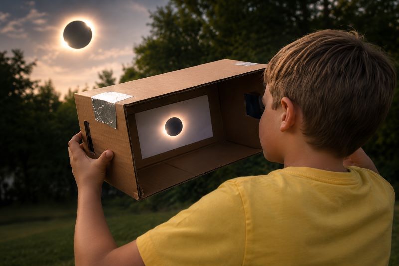 Pas de lunettes pour l’éclipse