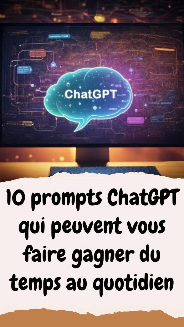 10 prompts ChatGPT qui peuvent vraiment vous faire gagner du temps au quotidien