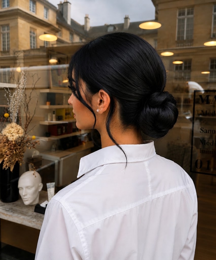 Le chignon bas torsadé
