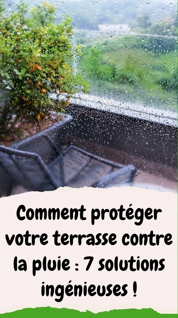 Terrasse sous la pluie : 7 solutions pour protéger son extérieur