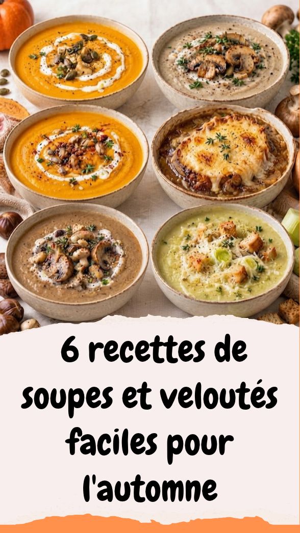 recettes de soupes et veloutés