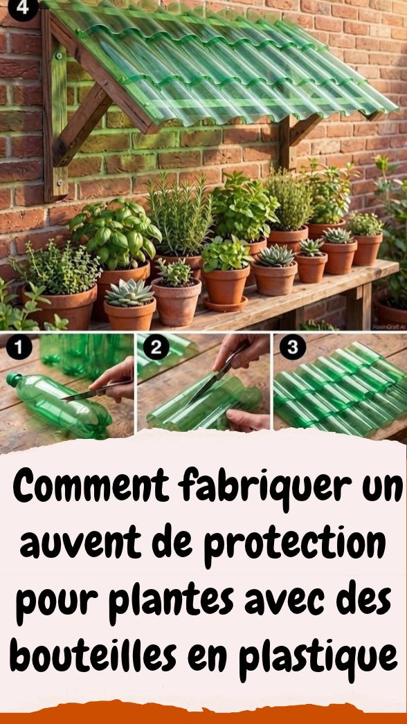 Comment fabriquer un auvent de protection pour plantes avec des bouteilles en plastique