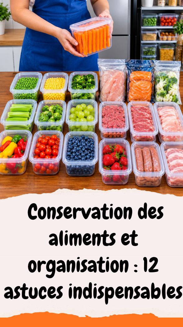Astuces de conservation et d'organisation cuisine