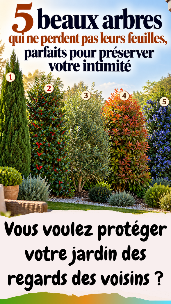 5 beaux arbres pour préserver votre intimité