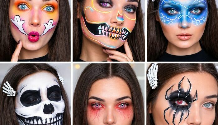 maquillage effrayant pour Halloween