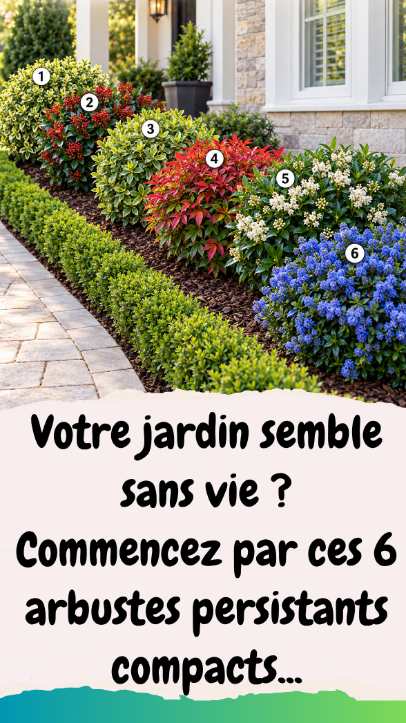6 petits arbustes persistants pour un jardin coloré toute l’année