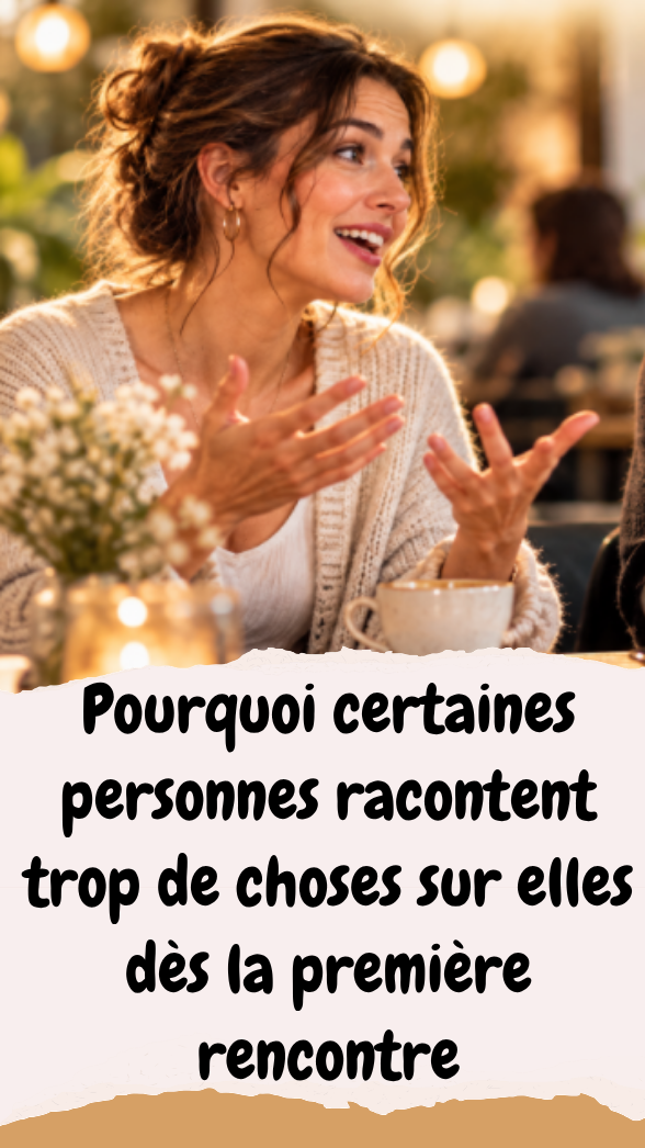 Pourquoi certaines personnes racontent trop de choses sur elles dès la première rencontre