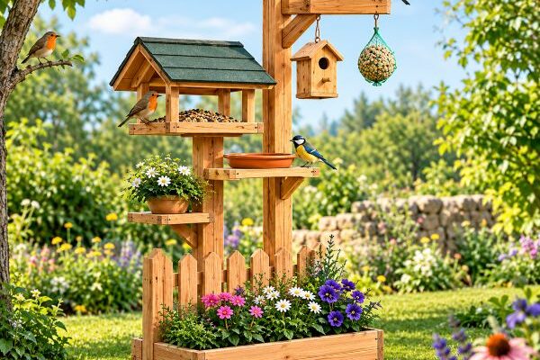 creer coin oiseaux jardin