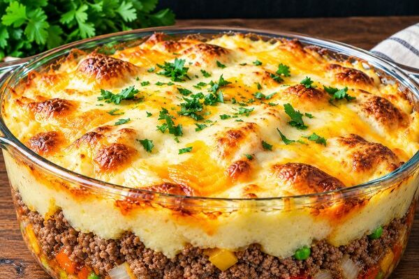 Recette de gratin de bœuf haché et purée de pommes de terre