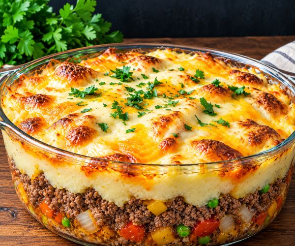 Recette de gratin de bœuf haché et purée de pommes de terre