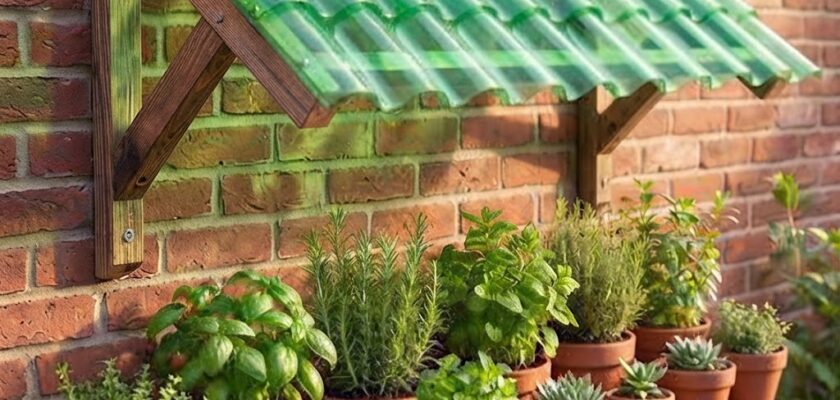 Auvent de protection pour plantes