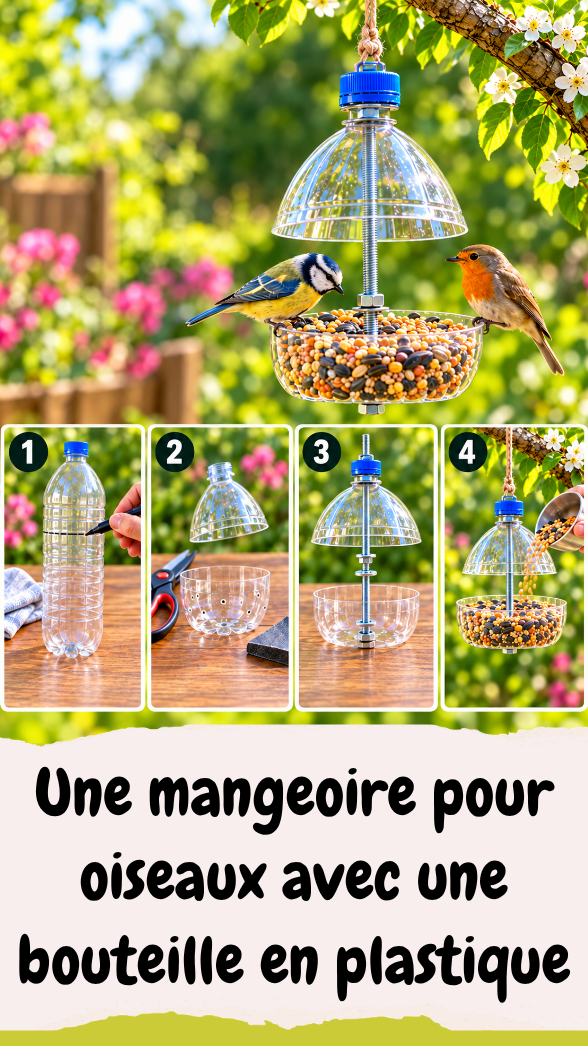 Une mangeoire pour oiseaux