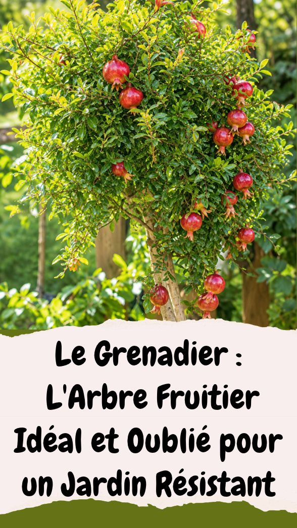 Le Grenadier : L'Arbre Fruitier Idéal et Oublié pour un Jardin Résistant