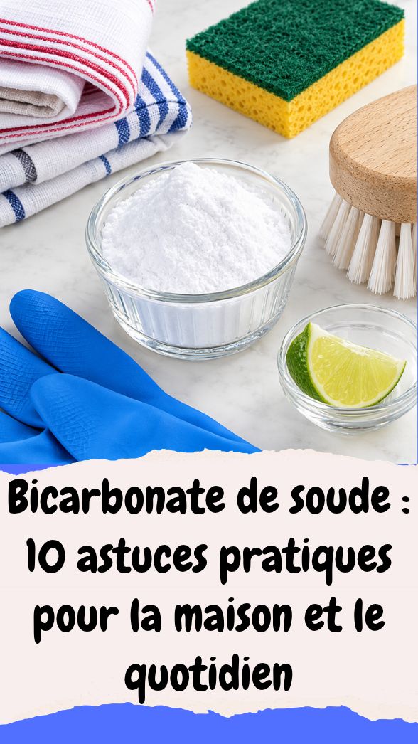 Bicarbonate de soude : 10 astuces pratiques pour la maison et le quotidien